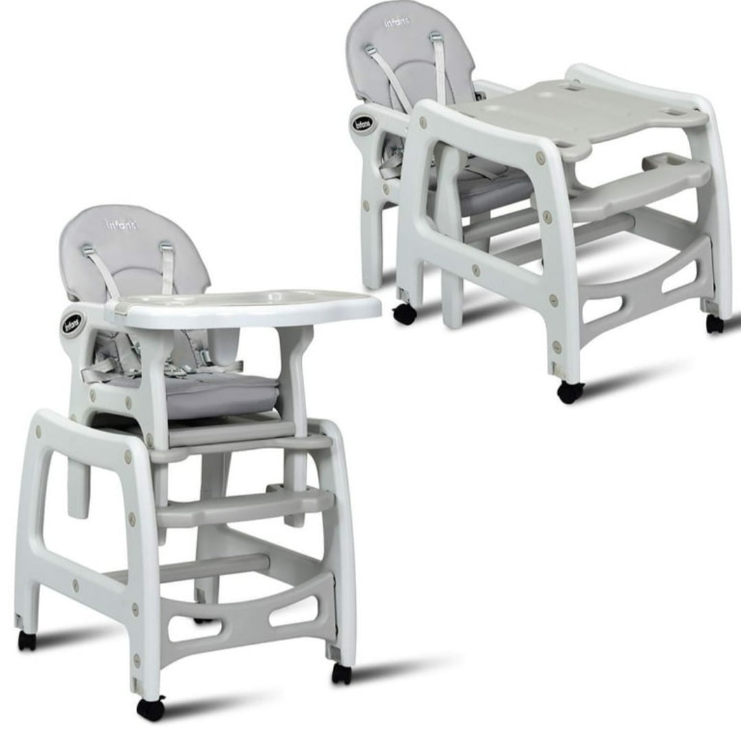3-in-1 Baby High Chair, Toddler Chair & Table Set